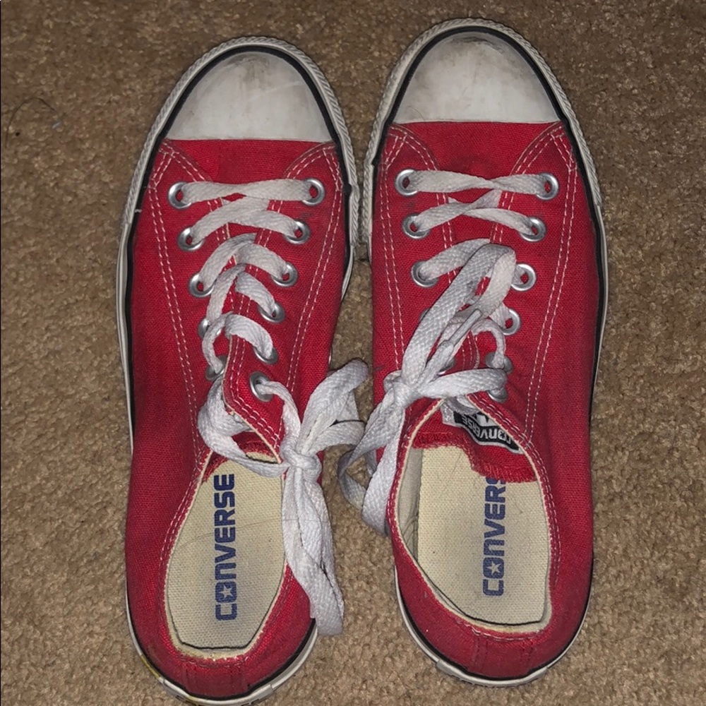 Red converse